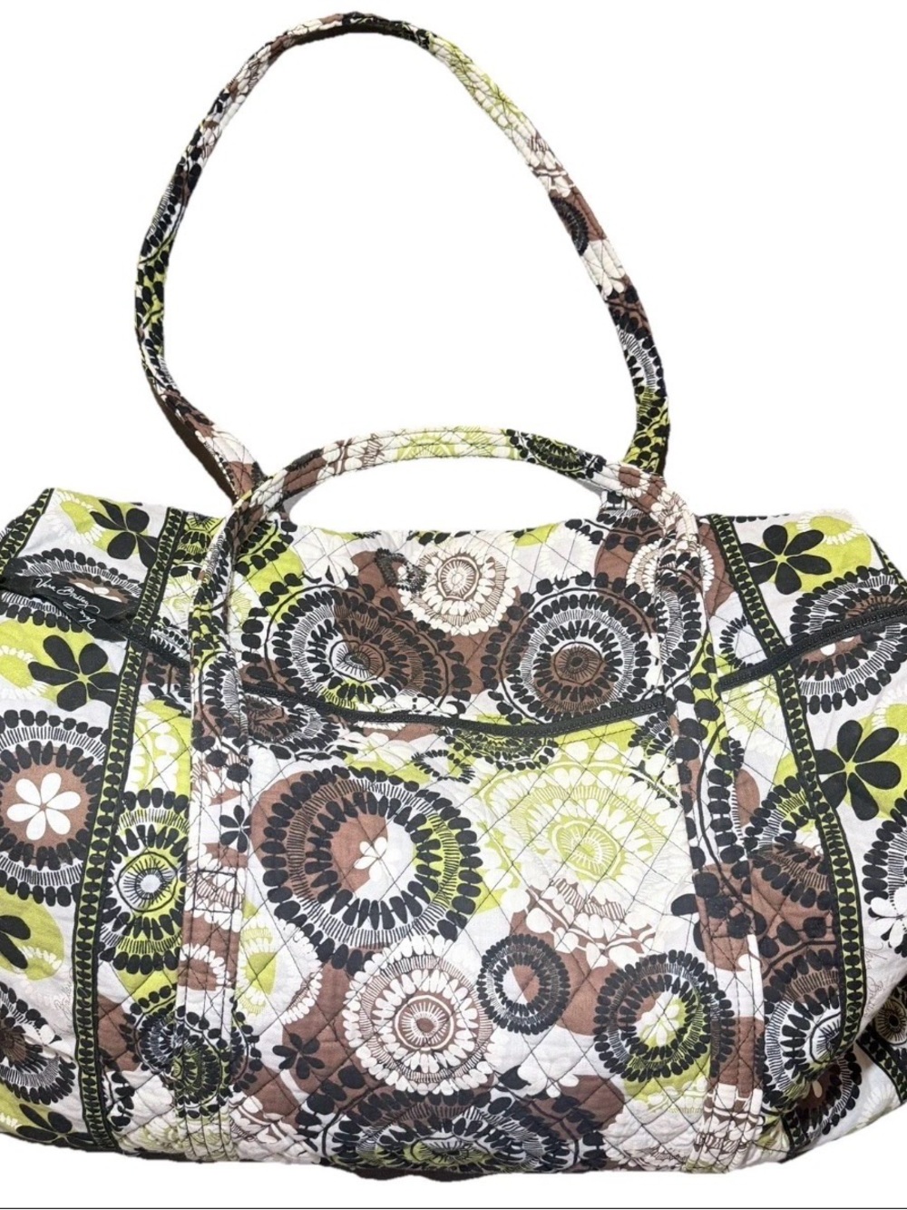 Vera Bradley *Retired* Cocoa Moss Duffel Bag